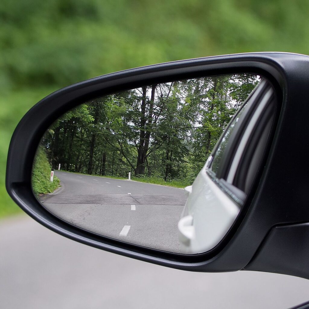how to reattach side mirror housing on car