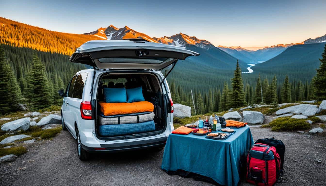 converting minivan to camper